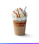 McCafe Caramel Iced Frappé Iced cup 
