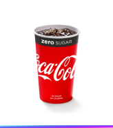 Coke Zero cold cup