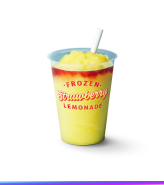McCafe Frozen Strawberry Lemonade Iced cup